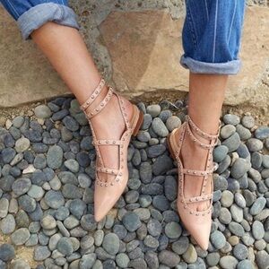 Topshop Studded Slingbacks